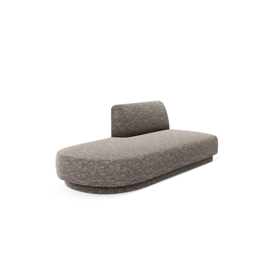 2-zits modulair zitelement Miley open linkerkant chenille | Micadoni Limited Edition afbeelding 1