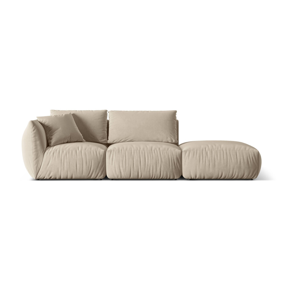 Hoekbank Chris 3-zits links velvet | Micadoni afbeelding 1