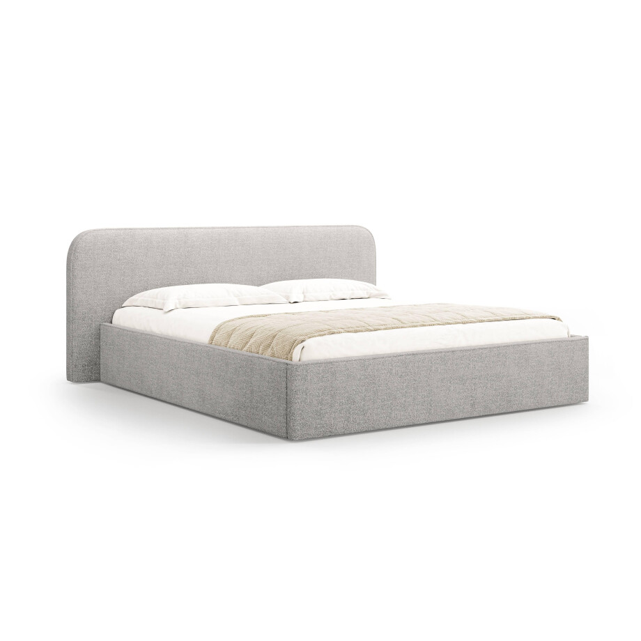 Bedframe met opbergvak Elizabeth 140x200 bouclé | Micadoni afbeelding 1