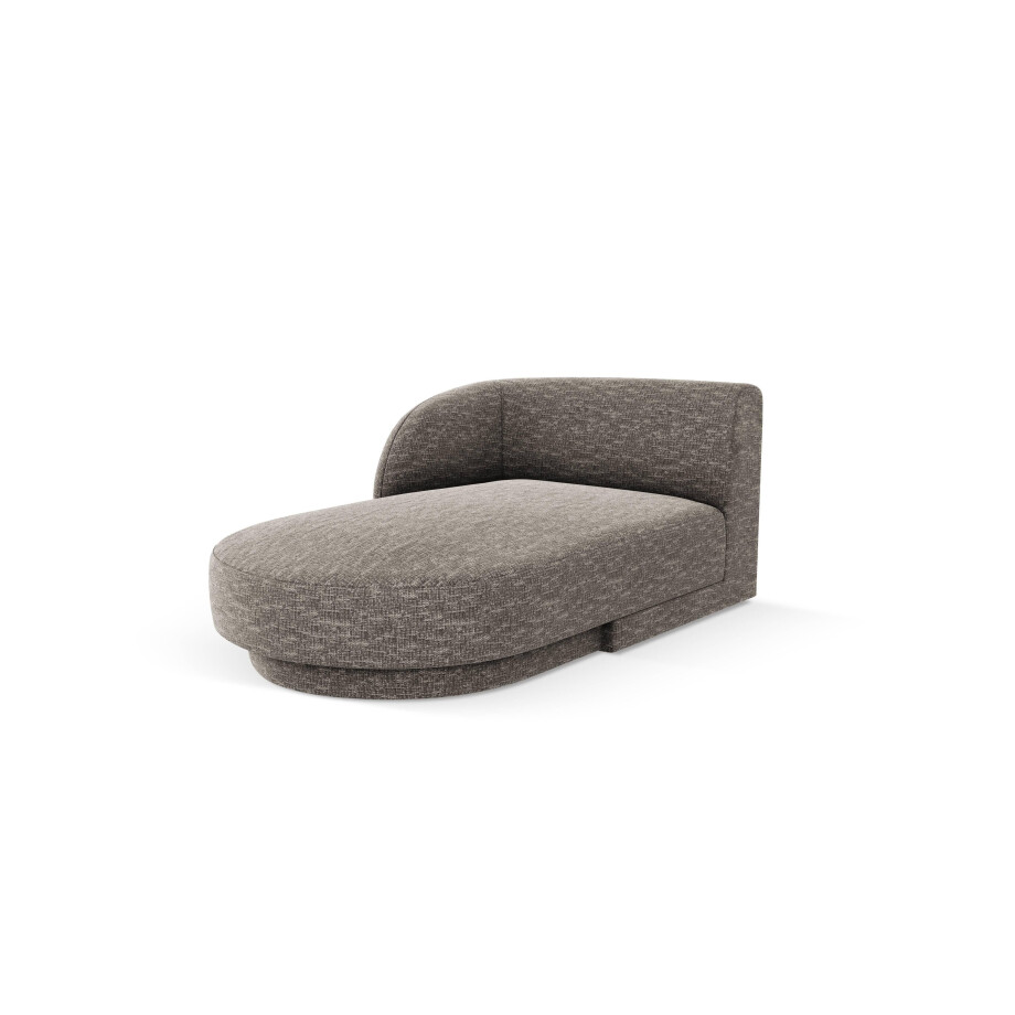 Chaise longue Miley links chenille | Micadoni Limited Edition Chaise longue Miley links chenille | Micadoni Limited Edition afbeelding 1