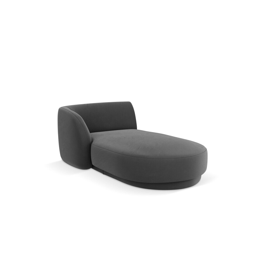 Chaise longue Miley links velvet | Micadoni Limited Edition Chaise longue Miley links velvet | Micadoni Limited Edition afbeelding 1