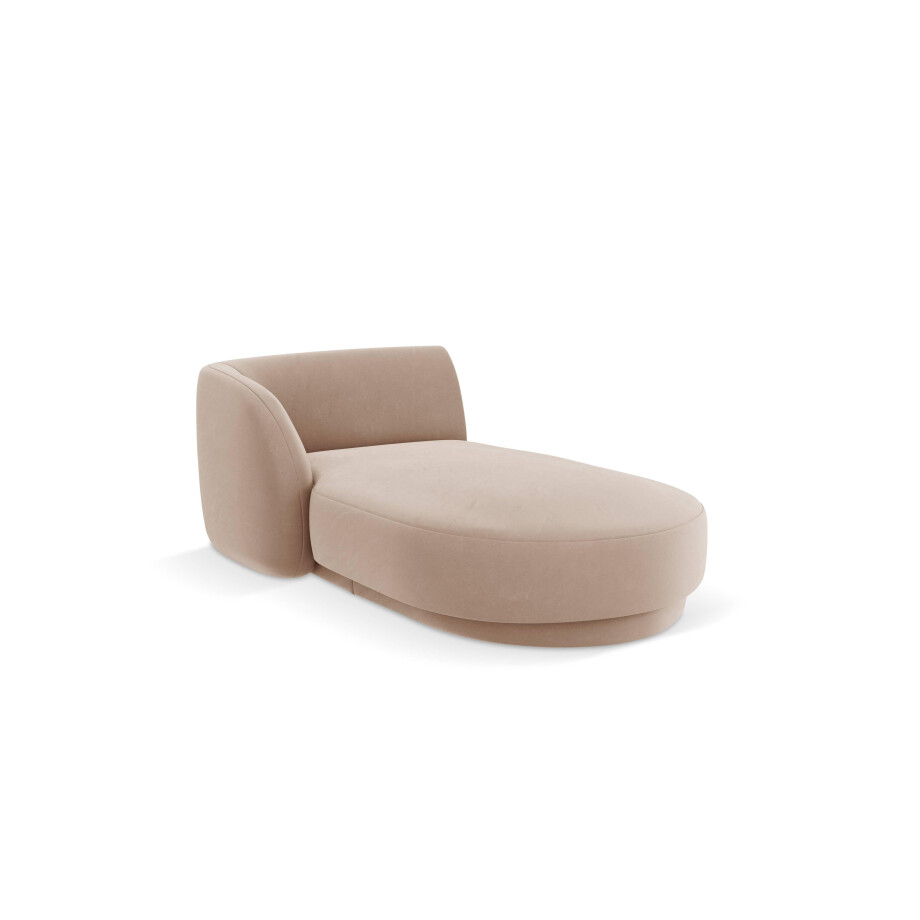 Chaise longue Miley links velvet | Micadoni Limited Edition afbeelding 1