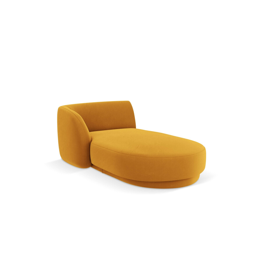 Chaise longue Miley links velvet | Micadoni Limited Edition afbeelding 1