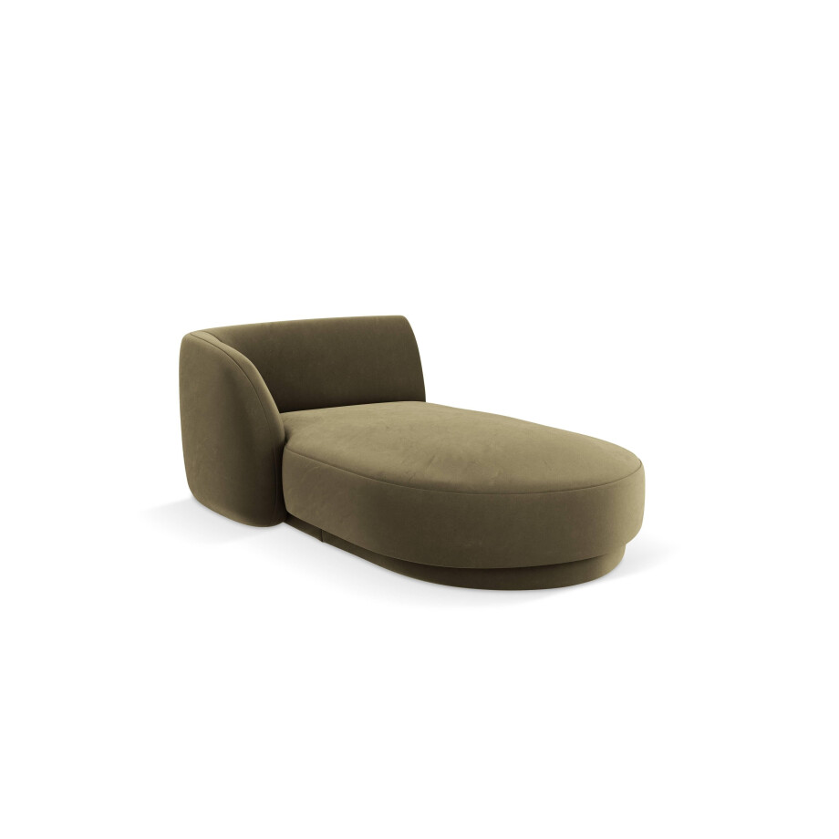 Chaise longue Miley links velvet | Micadoni Limited Edition afbeelding 1