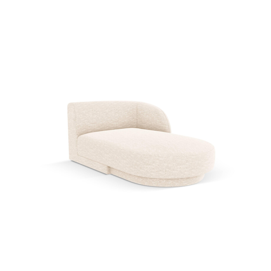 Chaise longue Miley rechts chenille | Micadoni Limited Edition afbeelding 1