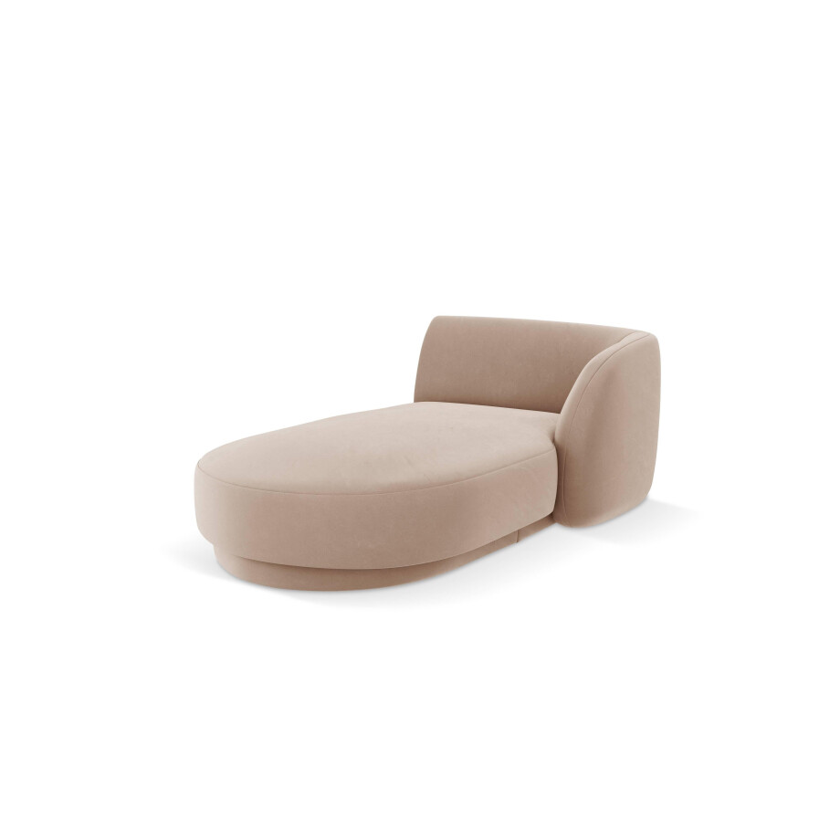 Chaise longue Miley rechts velvet | Micadoni Limited Edition afbeelding 1
