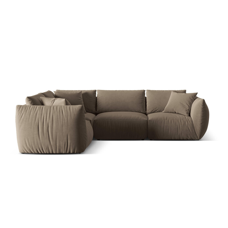 Hoekbank Chris 4-zits links velvet | Micadoni afbeelding 1