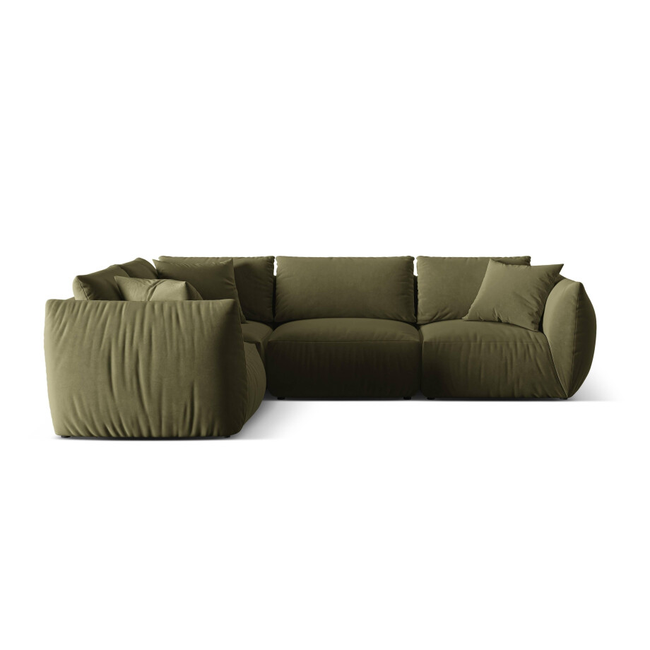 Hoekbank Chris 4-zits links velvet | Micadoni afbeelding 1