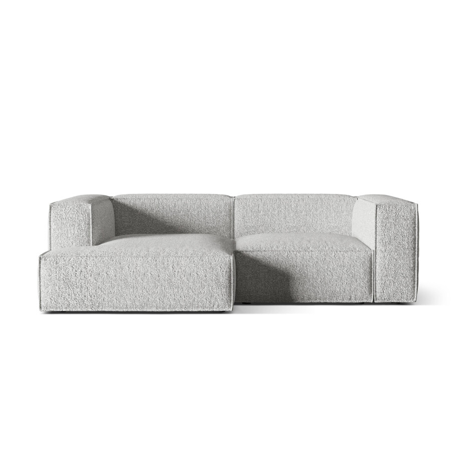 Hoekbank Nuria 3-zits links bouclé | Micadoni afbeelding 1