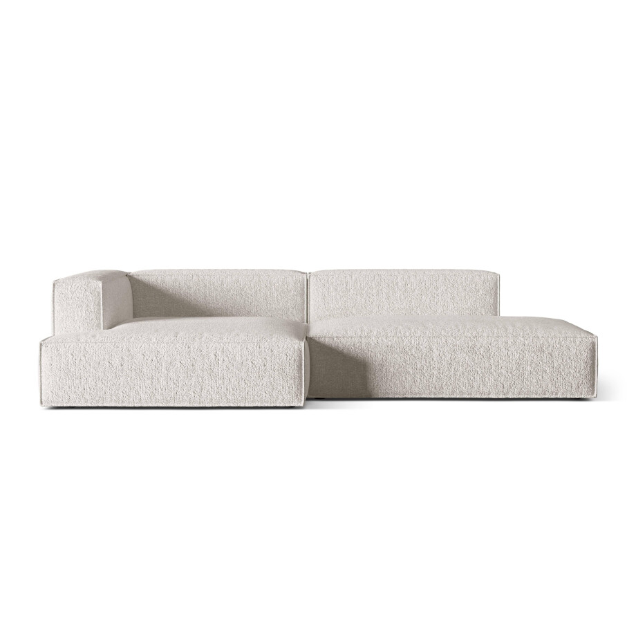 Hoekbank Nuria 4-zits links bouclé | Micadoni afbeelding 1
