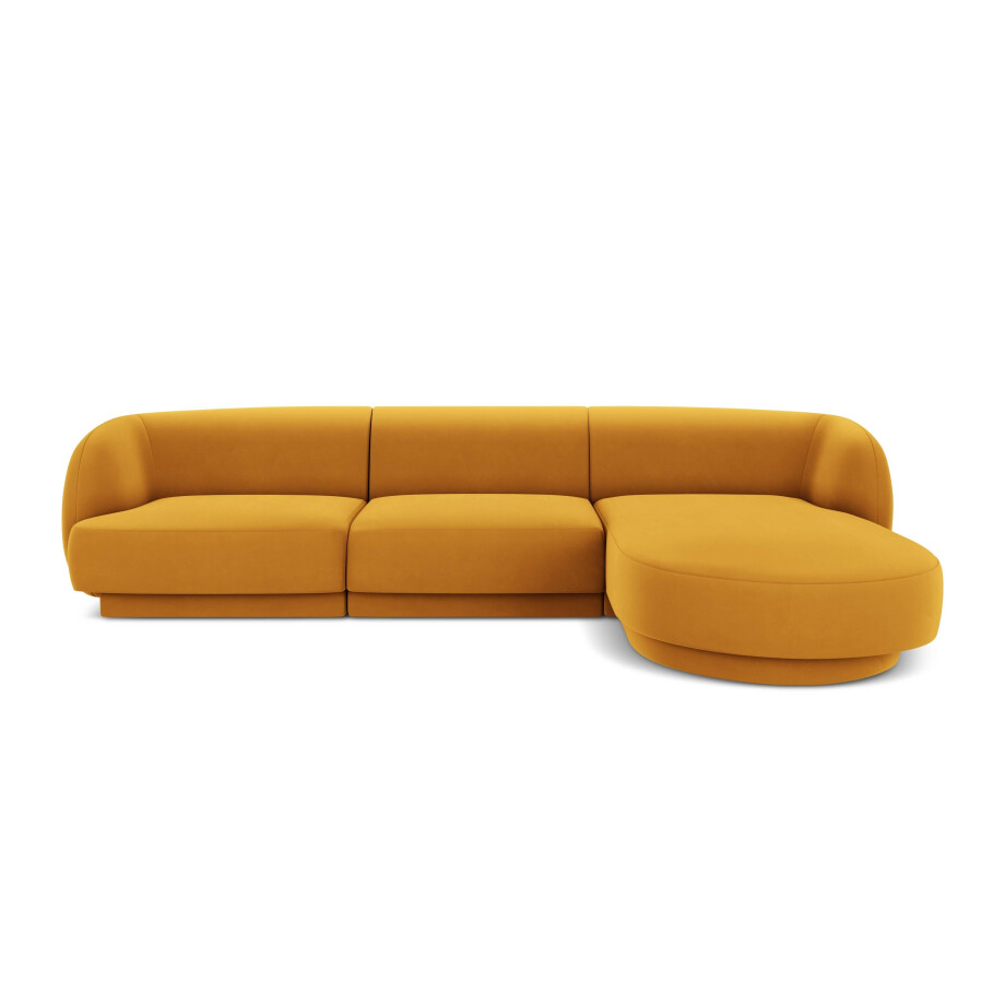 3.5-zitshoekbank Miley rechts velvet | Micadoni Limited Edition afbeelding 1