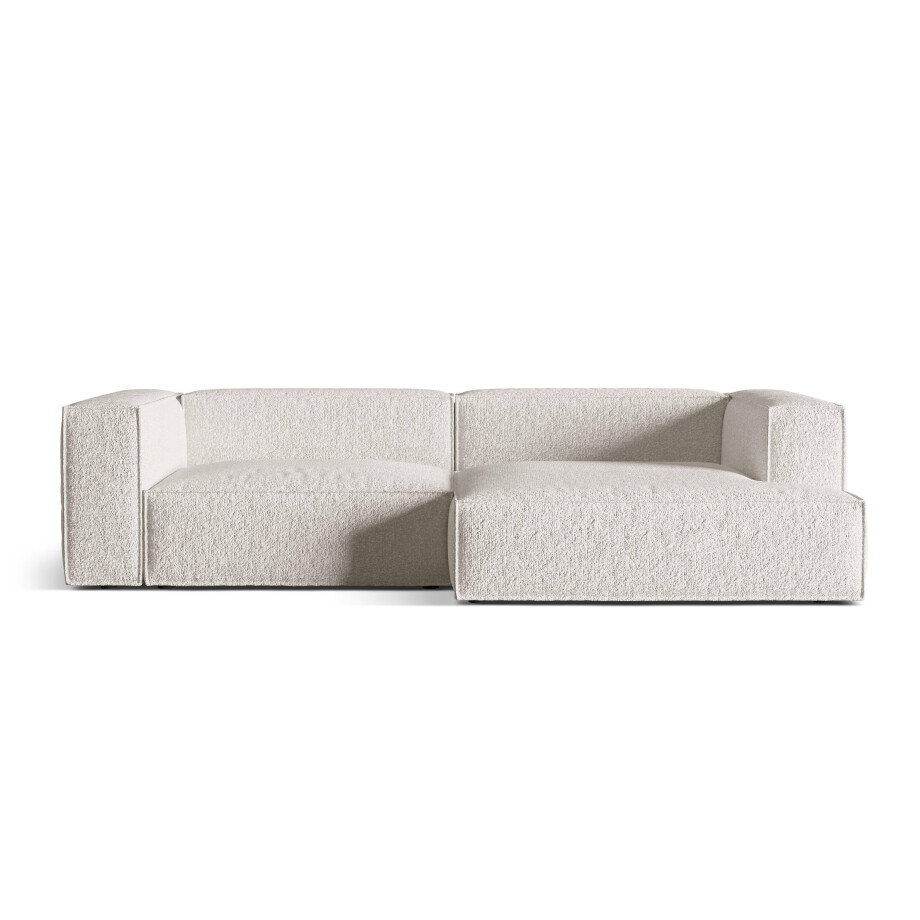 Hoekbank Nuria 4-zits rechts bouclé | Micadoni afbeelding 1
