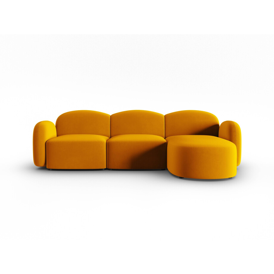 Hoekbank Blair rechts velvet | Micadoni Home afbeelding 1