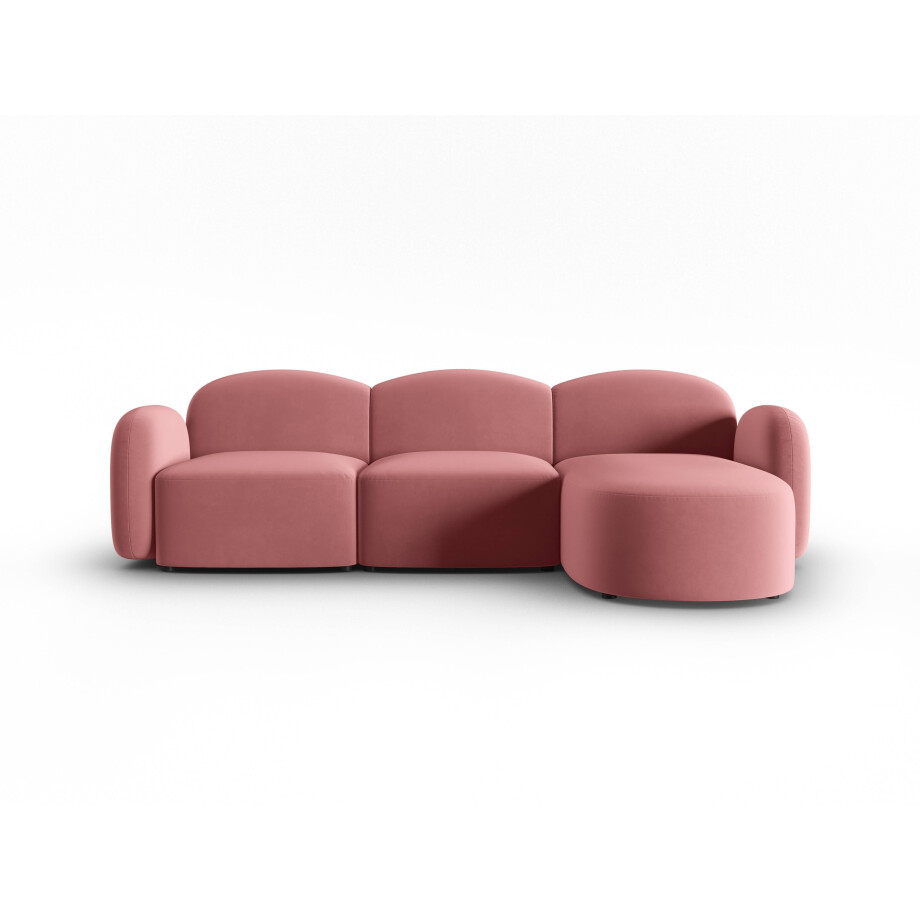 Hoekbank Blair rechts velvet | Micadoni Home afbeelding 1