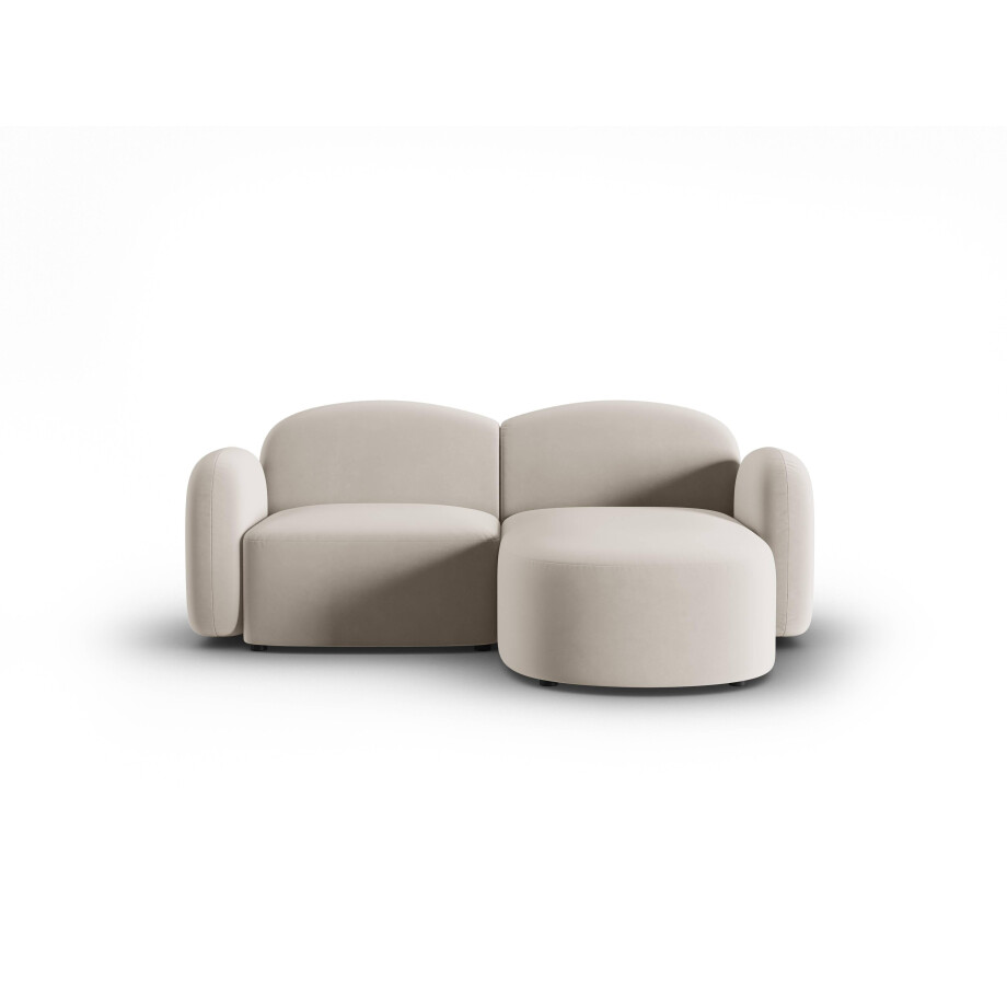 Hoekbank Blair rechts velvet | Micadoni Home afbeelding 1