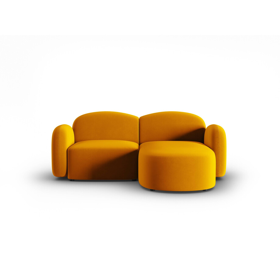 Hoekbank Blair rechts velvet | Micadoni Home afbeelding 1