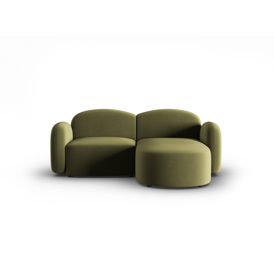 Hoekbank Blair rechts velvet | Micadoni Home afbeelding 1