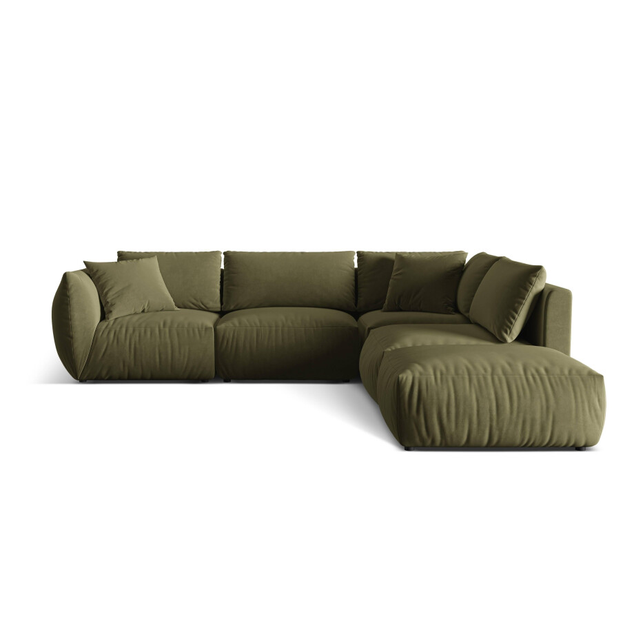 Hoekbank Christ 4-zits rechts velvet | Micadoni afbeelding 1