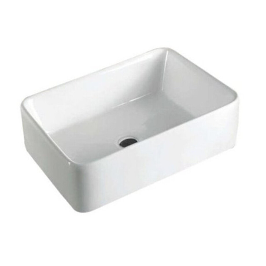 Best Design Side Opbouw wastafel 49x38x13cm keramiek wit 3860561 afbeelding 1