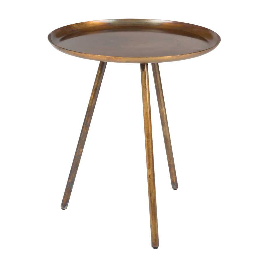 Bijzettafel 'Rafael' kleur koper Bijzettafel 'Rafael' kleur koper afbeelding 1