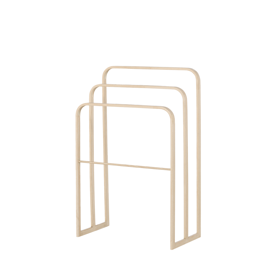 Bjarne metalen kledingrek whitewash Bjarne metalen kledingrek whitewash afbeelding 1