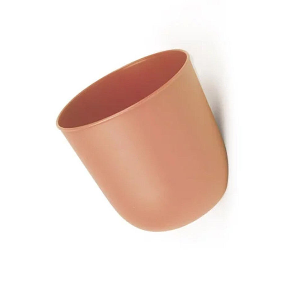 QUVIO Bloempot voor aan de wand - Diameter 15 cm - Terracotta afbeelding 1
