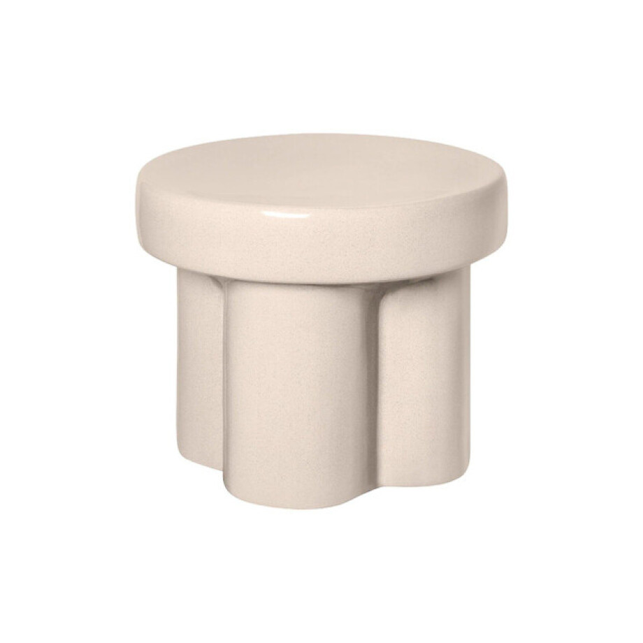 Blomus TORU krukje - 32x40x40cm - keramiek - low - Lily white 67125 afbeelding 1