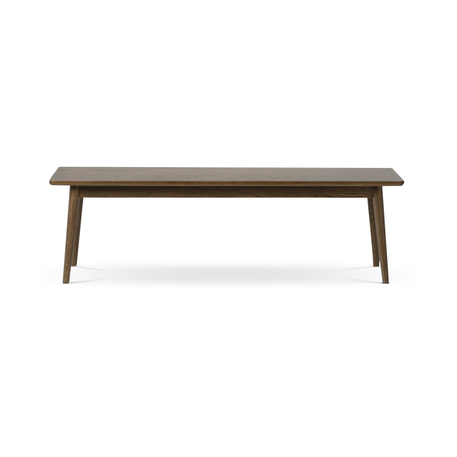 Boas houten eetkamerbank gerookt eiken - 150 cm Boas houten eetkamerbank gerookt eiken - 150 cm afbeelding 1