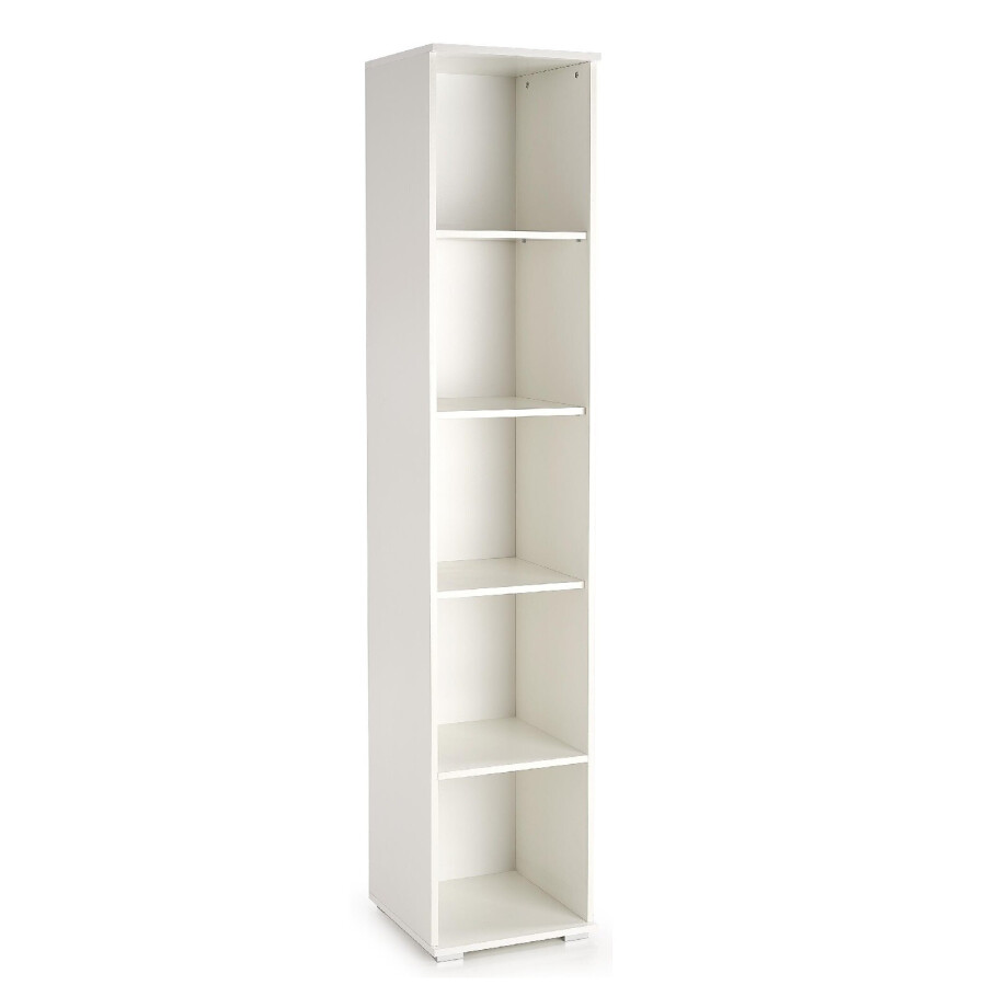 Boekenkast Lima 200 cm hoog in wit afbeelding 1