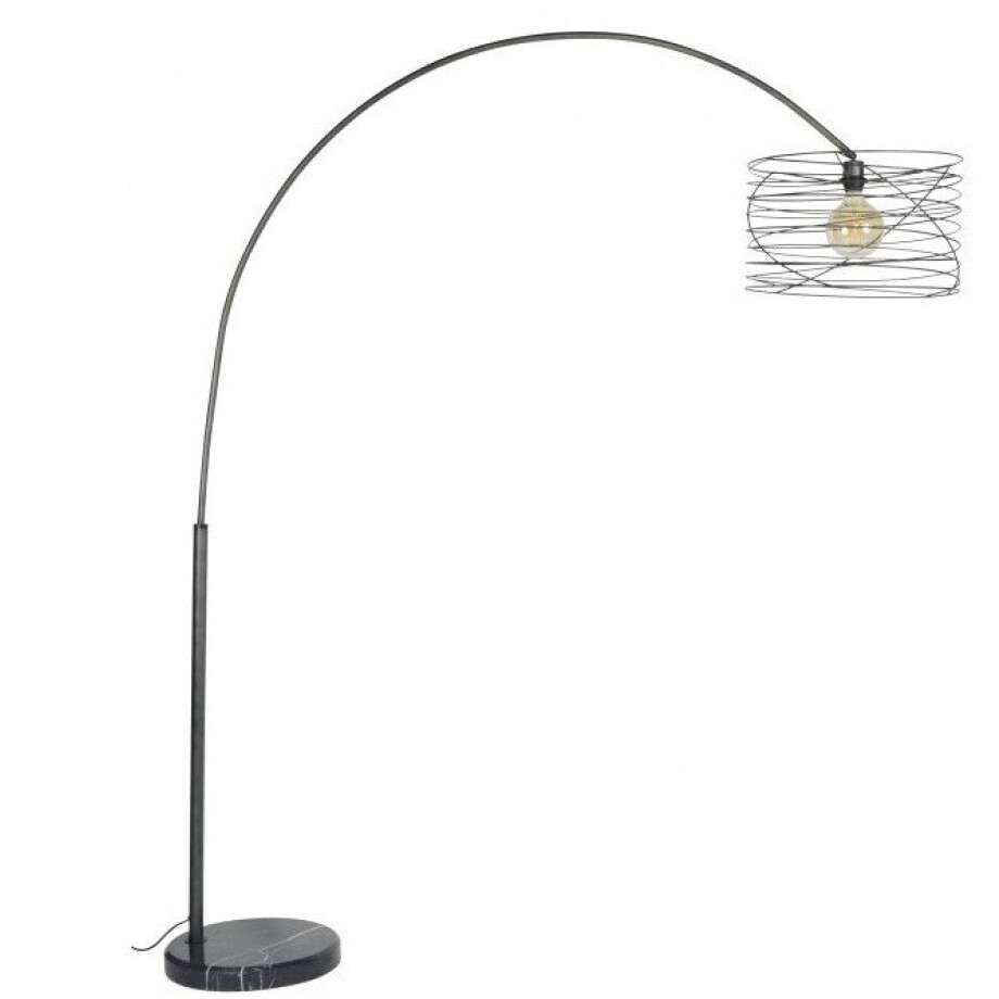 Booglamp Twister 192 cm hoog - Charcoal Booglamp Twister 192 cm hoog - Charcoal afbeelding 1