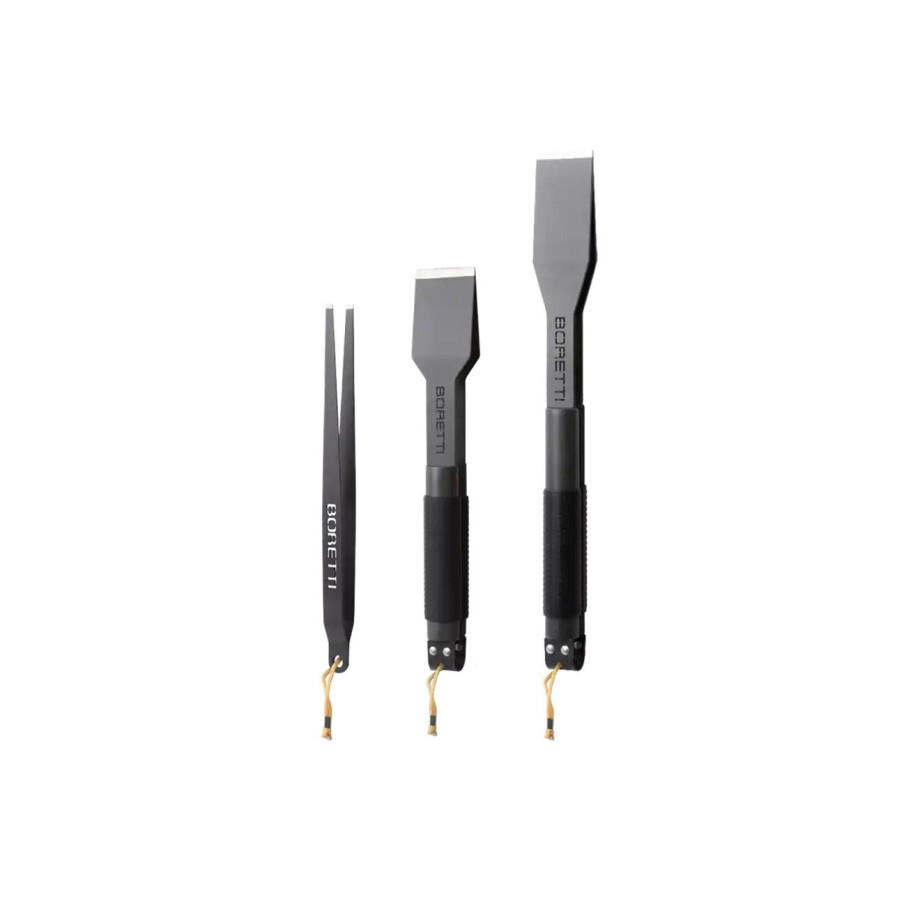 Boretti barbecue grill gereedsschapsset 3-delig (tang compact, tang, pincet) - Laagste prijsgarantie! Boretti barbecue grill gereedsschapsset 3-delig (tang compact, tang, pincet) - Laagste prijsgarantie! afbeelding 1