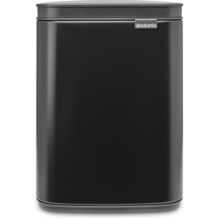 Brabantia Bo Prullenbak - 4 liter - kunststof binnenemmer - zwart mat 222481 afbeelding 1