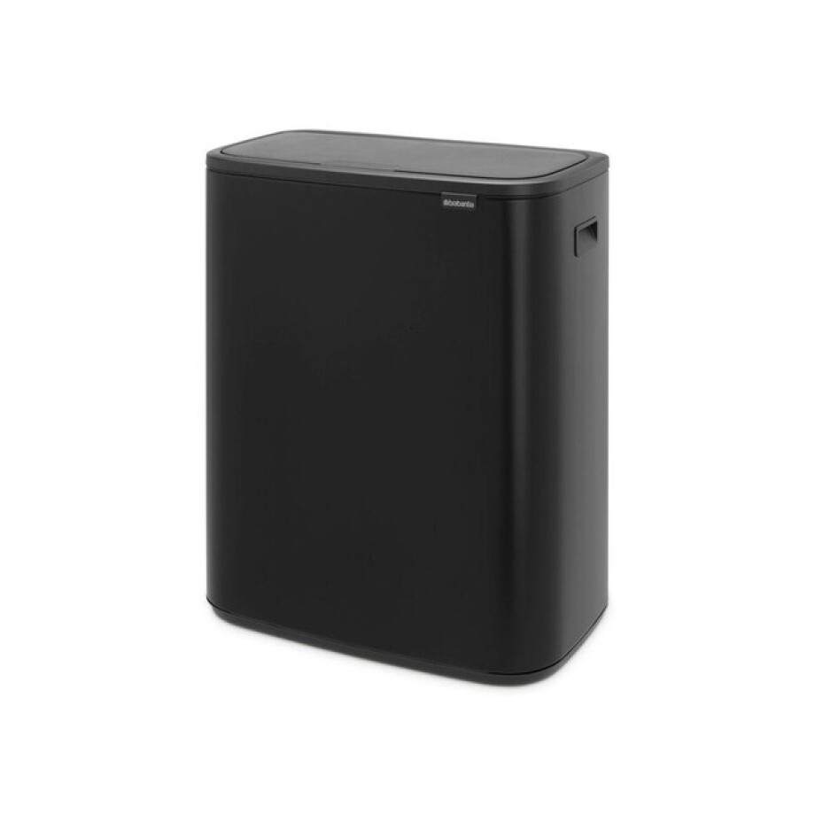 Brabantia Bo Touch Bin Afvalemmer - 60 liter - kunststof binnenemmer - matt black 223020 afbeelding 1