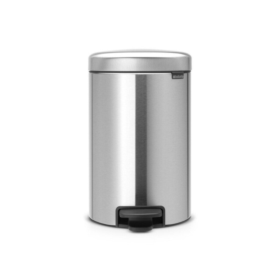 Brabantia NewIcon Pedaalemmer - 12 liter - kunststof binnenemmer - matt Steel 113604 afbeelding 1