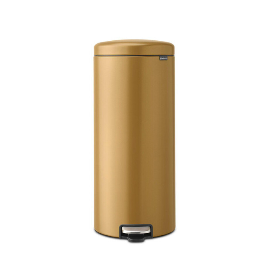 Brabantia NewIcon Pedaalemmer - 30 liter - kunstof binnenemmer - warm gold 238765 afbeelding 1