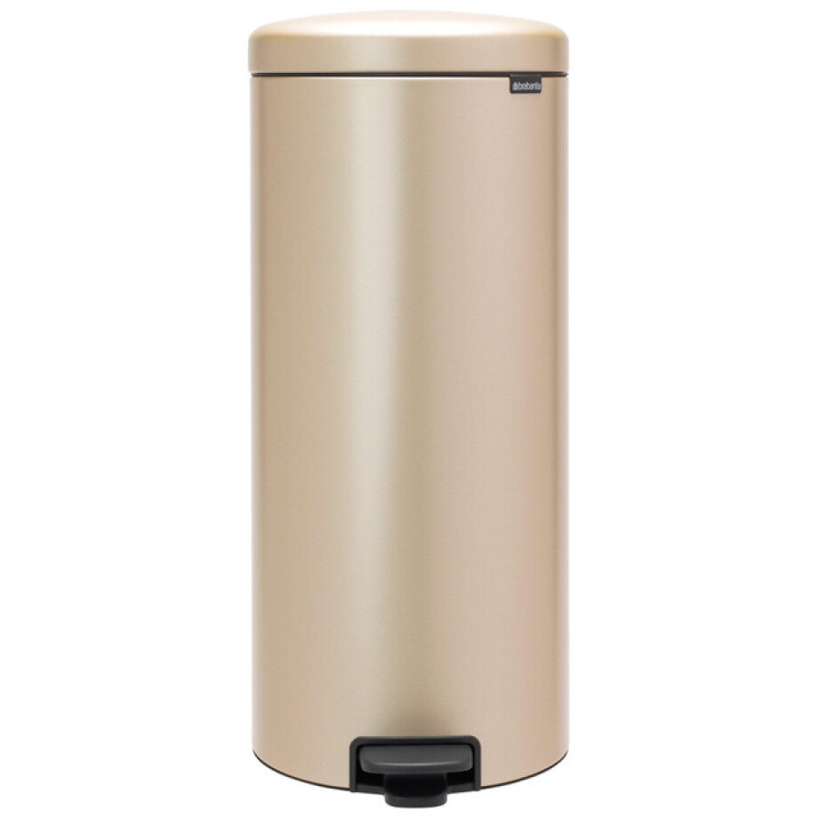 Brabantia NewIcon Pedaalemmer - 30 liter - kunststof binnenemmer - metallic gold 304484 afbeelding 1