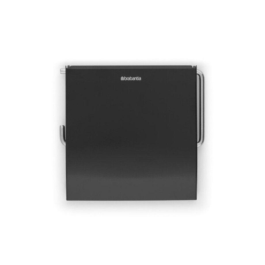 Brabantia ReNew Toiletrolhouder- met klep - matt black 108600 afbeelding 1