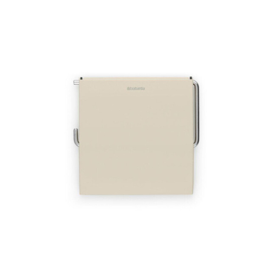 Brabantia ReNew Toiletrolhouder - met klep - zelfklevend - soft beige 223242 afbeelding 1