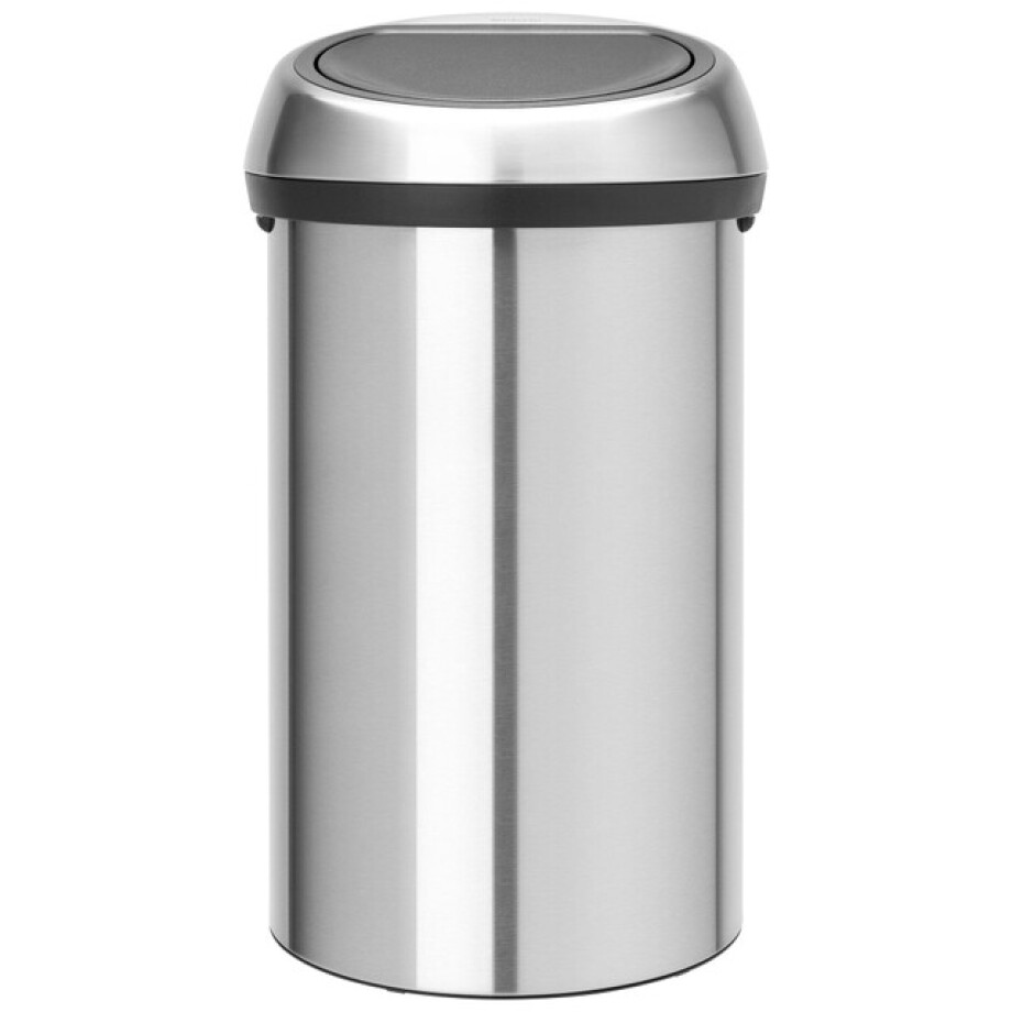 Brabantia Touch Bin Afvalemmer - 60 liter - matt Steel 107962 afbeelding 1