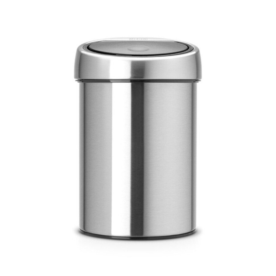 Brabantia Touch Bin Afvalemmer - wand - 3 liter - kunststof binnenemmer - matt steel fingerprint proof 378645 afbeelding 1