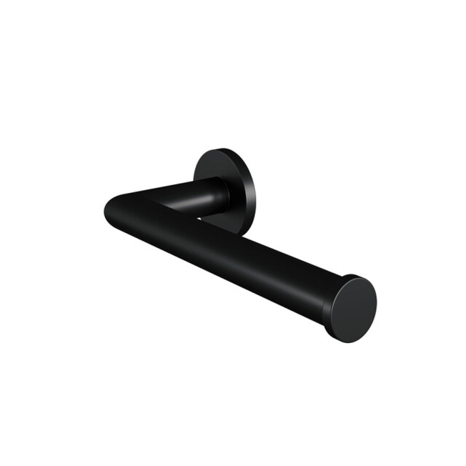 Brauer Black Edition Toiletrolhouder - 1 rol - mat zwart 5-S-150 afbeelding 1