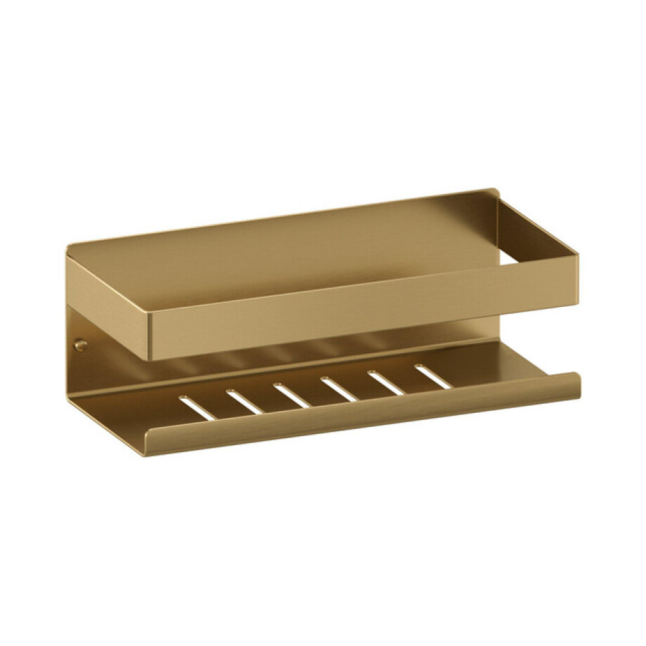 Brauer doucherek - 23x8cm - Goud geborsteld 5-GG-224 afbeelding 1