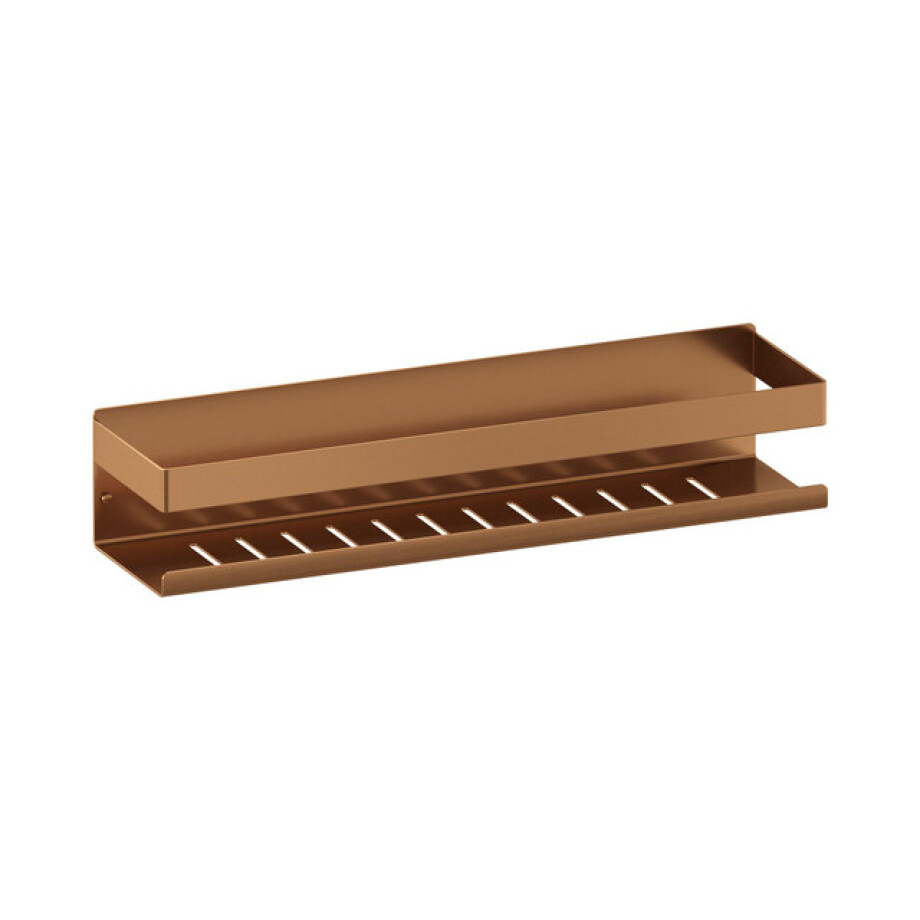 Brauer doucherek - 40x10cm - Koper geborsteld 5-GK-225 afbeelding 1