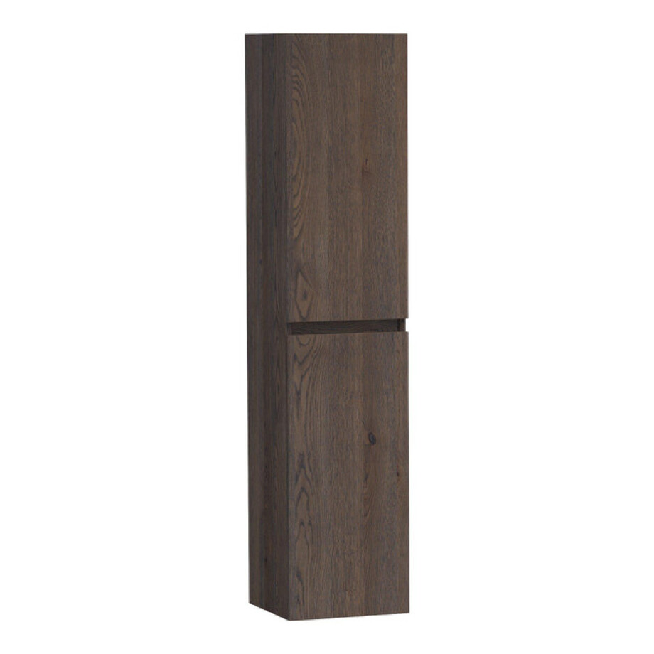 BRAUER Joy badkamerkast - 160x35x35cm - 2 deuren - greeploos - links- of rechtsdraaiend - lamellen eiken zwart HK-JY160LEZ BRAUER Joy badkamerkast - 160x35x35cm - 2 deuren - greeploos - links- of rechtsdraaiend - lamellen eiken zwart HK-JY160LEZ afbeelding 1