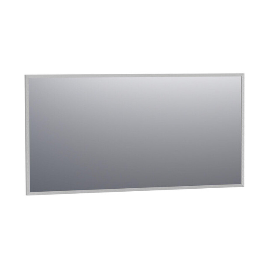 BRAUER Onyx spiegel - 140x70cm - rechthoekig - aluminium-kleurig geborsteld frame SP-ON140RHA afbeelding 1