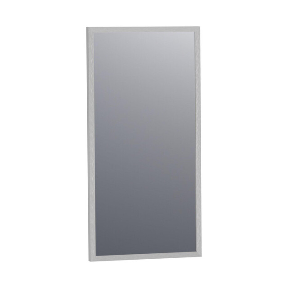 BRAUER Onyx spiegel - 40x80cm - rechthoekig - aluminium-kleurig geborsteld frame SP-ON40RHA afbeelding 1