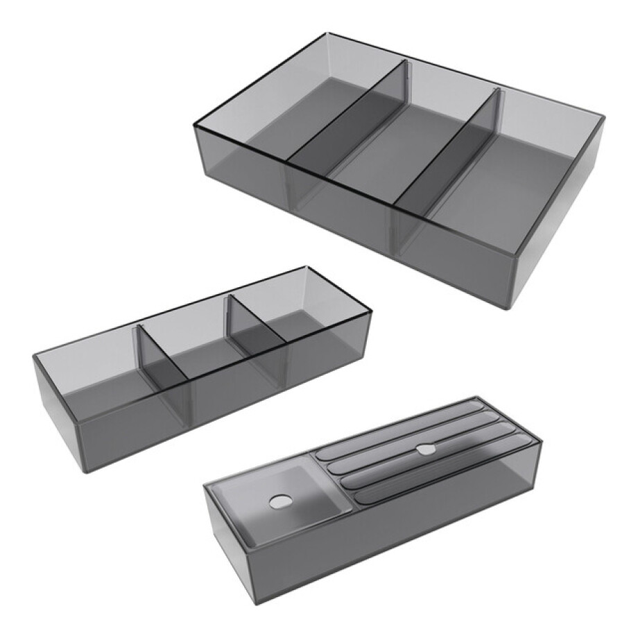 BRAUER Season ladeorganizer set model A zwart voor onderkasten AE-LOSAZ afbeelding 1