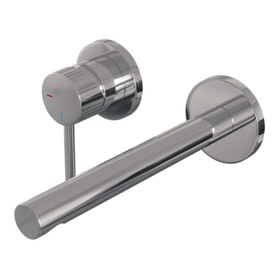 BRAUER Stripe Inbouw Wastafelmengkraan - rechte uitloop en rozetten - model A2 - chroom 5-CE-335 afbeelding 1