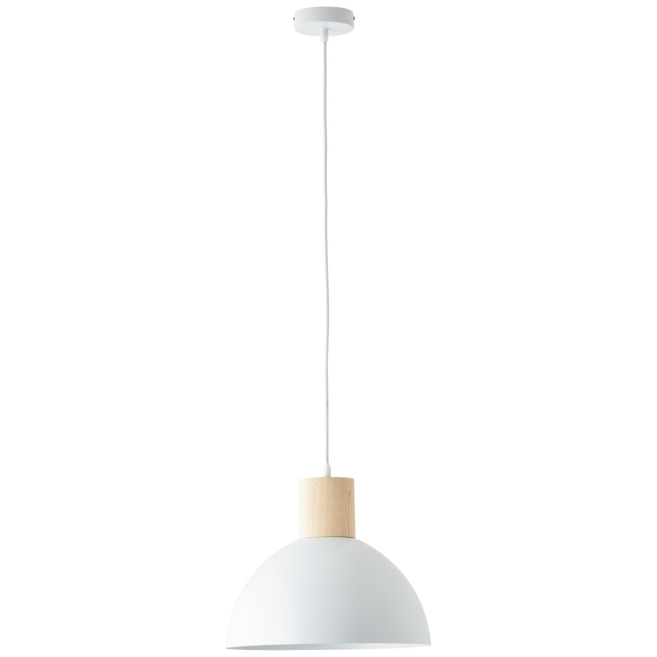 Brilliant Leuchten Hanglamp Daintree Hanglamp, E27, metaal/hout afbeelding 1