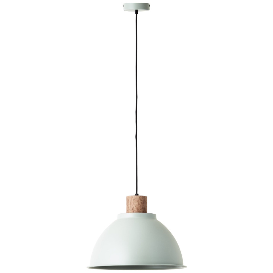 Brilliant Leuchten Hanglamp Erena Hoogte 120 cm, Ø 38 cm, E27, inkortbaar, metaal/hout afbeelding 1